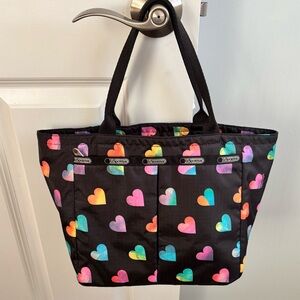 Lesportsac small everygirl tote wild at heart rainbow